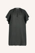 By-Bar vina linen dress charcoal
